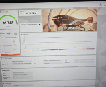 I just bought the Suprim Soc 5090 and this is my Port Royal stock score
