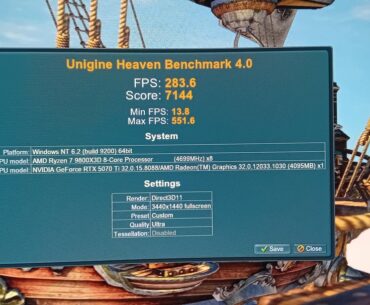 My overclock profile for 5070Ti