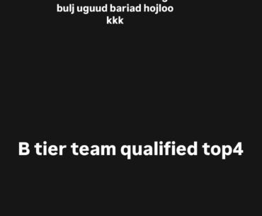 Blitz: "Was playing quiet and humble, but they started to get too loud and annoying. So had to "knife" it, and finish it. B tier to top 4."