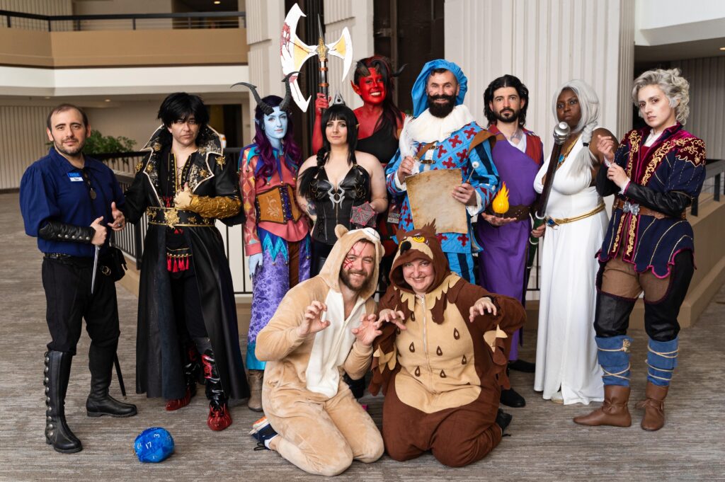 Feast Thine Eyes At This Motley Conclave of Heroes, Maidens, and Misadventurers. Baldur’s Gate Cosplayers One and All As only I Volo Geddarm Could Chronicle!