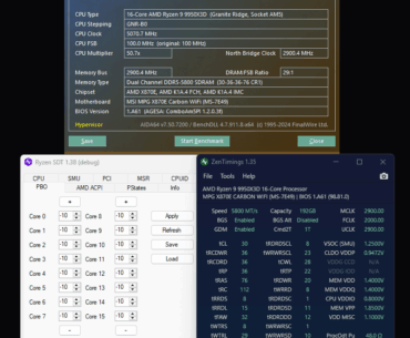 192GB (4x48) DDR5 on X870E Carbon and 9950X3D - need guidance