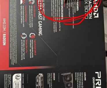 Got my new GPU, edge on the box was torn to reveal barcode underneath. Should I be concerned?