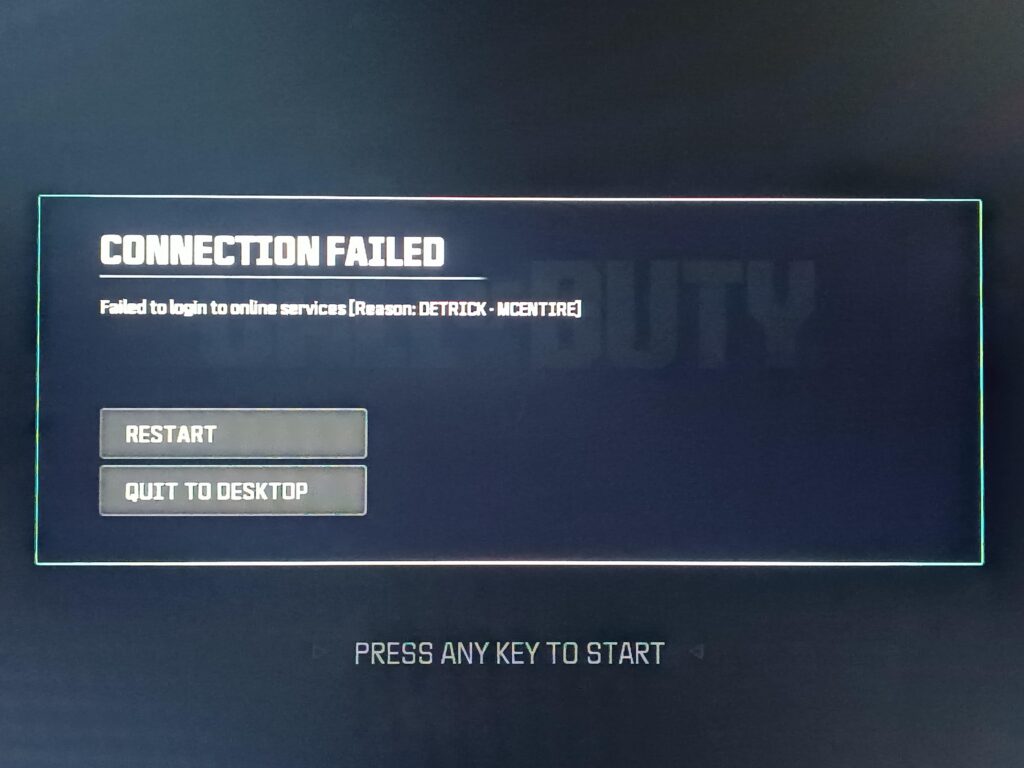 How to fix DETRICK - MCENTIRE?