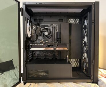 My friend says my build is boring; but I am proud of the cable management job anyway!