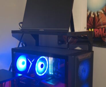 My first gaming PC! It's a pre-built PC from SkyTech! Has the Ryzen 7 7700 and RX 9070 XT! 2 TB of SSD storage, and a total of 32 GB of RAM.
