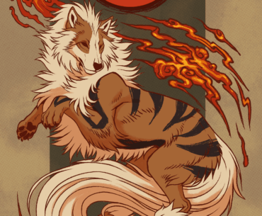 Arcanine in "Okami" style
This might just be the start of a whole series of Okami x Pokémon characters. I’ve got something fun planned for these drawings... but it’s a secret for now 👀