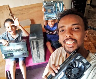 Fellow redditor send me a 1070 GPU and motherboard to my Internet Gaming Cafe in Yemen