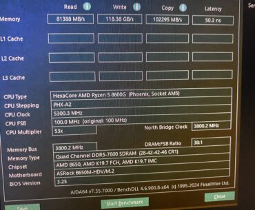 50.3ns feels high for a monolithic APU