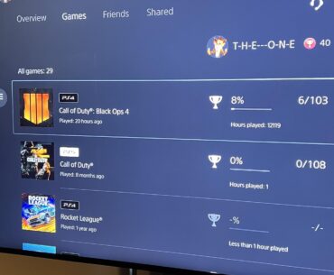 Longest amount of hours played of BO4 on Ps5?