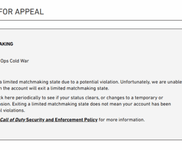 Why did i get put in Limited Matchmaking?!