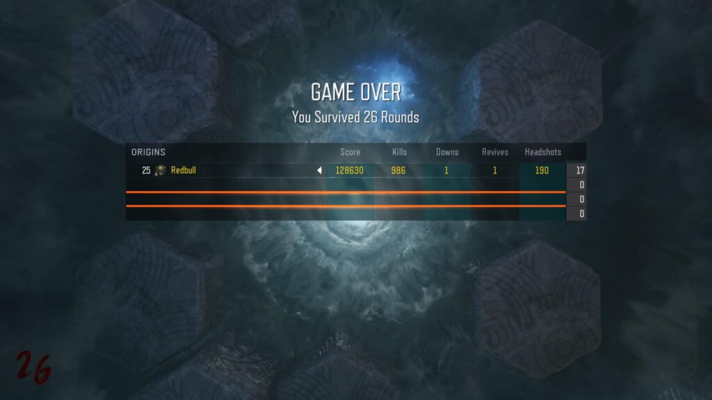 First time completing Origins Solo on BO3