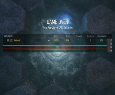 First time completing Origins Solo on BO3