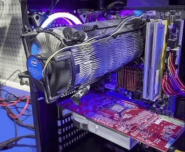 Im a guy who's obsessed with heatsinks. Saw this online, is it possible??