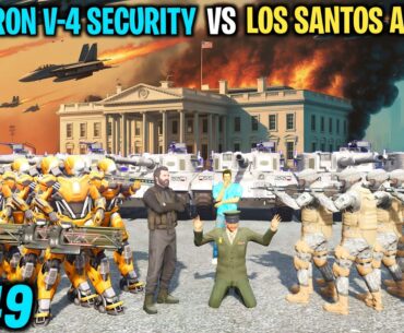 MICHAEL'S IRONMAN SECURITY WAR WITH LOS SANTOS ARMY | GTA V GAMEPLAY #149