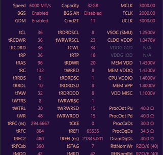 Feedback - 9800X3D 6000MHZ CL30