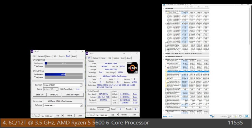 First PBO in old 5600 only for games