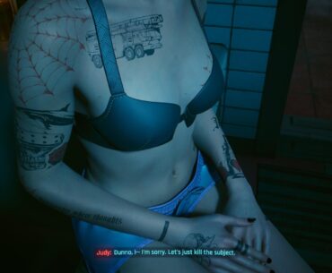 Do we know in the lore why Judy has a firetruck tattoo on her chest?