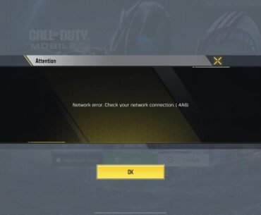 Error 4A6?