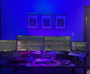 My work, study and entertainment setup