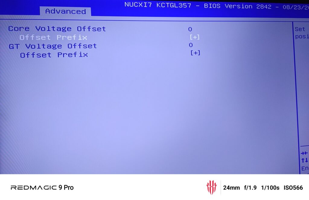 Hi i need help to undervolt my nucxi7. The cpu is Intel i7-11800H.