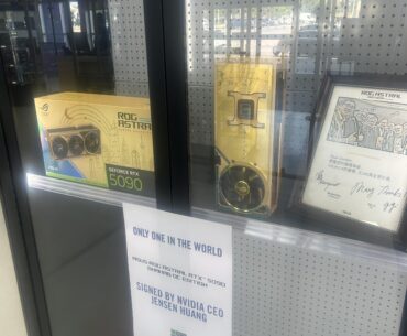 My local PC shop has a golden 5090 signed by Jensen Huang