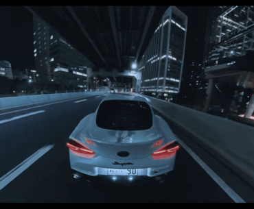 Real-life cyberpunk: Tokyo's EXP way at night, shot in GTA-style