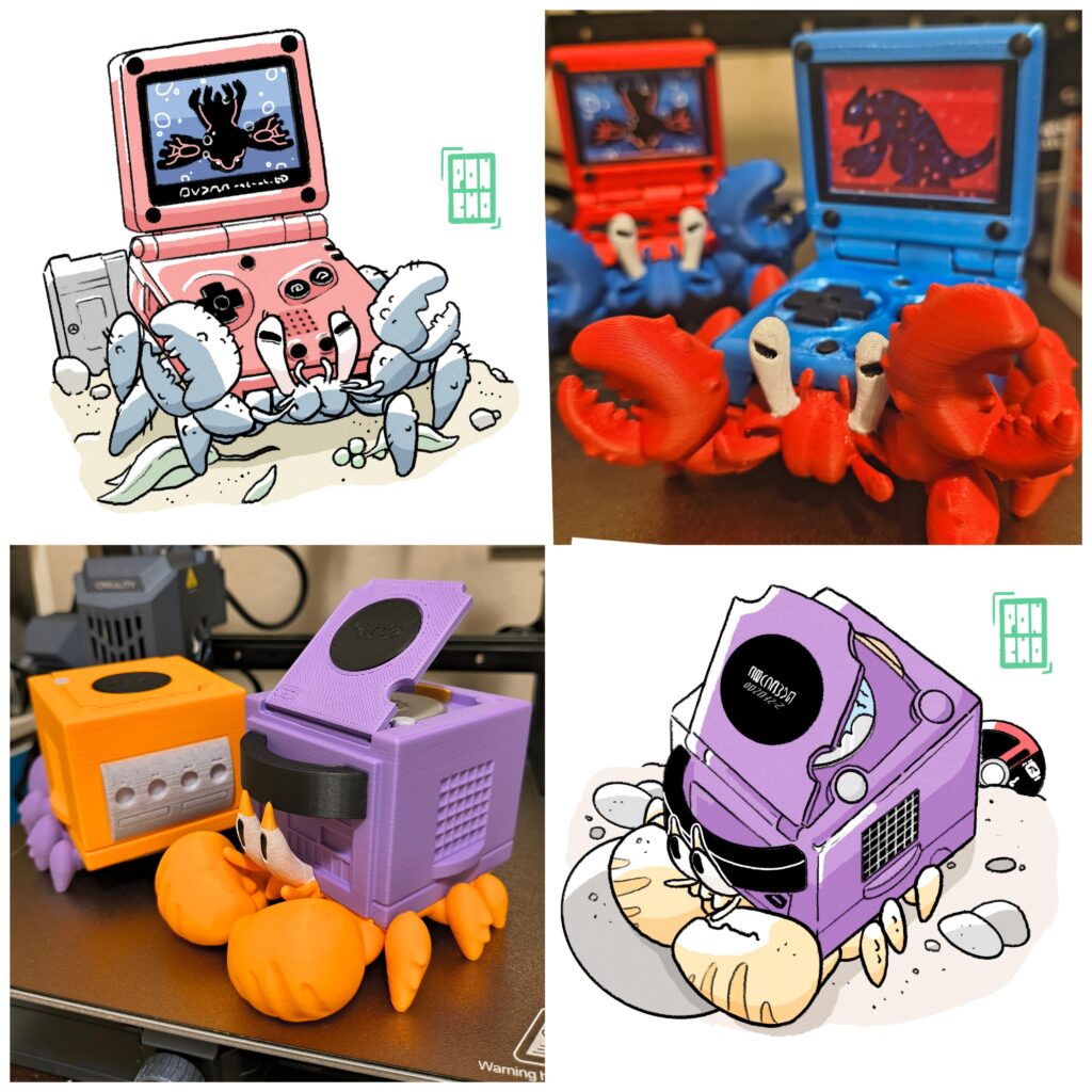 Turning my gaming console sketches into irl little guys