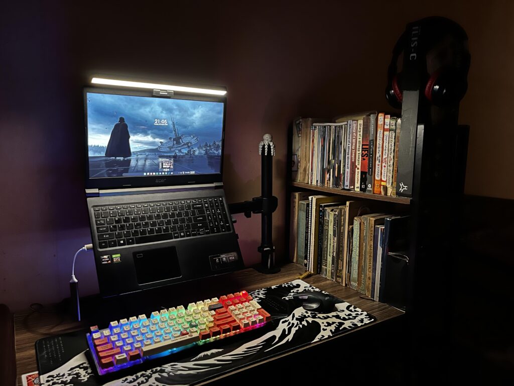 I think I'm still considered an average battlestation. I'm also thinking of replacing the books with something else because most of these are already worn and tattered