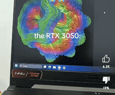 Whose gonna tell him that this is *not* a gpu test
