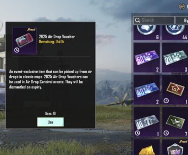 please explain what is happening with Air drop vouchers 2025??