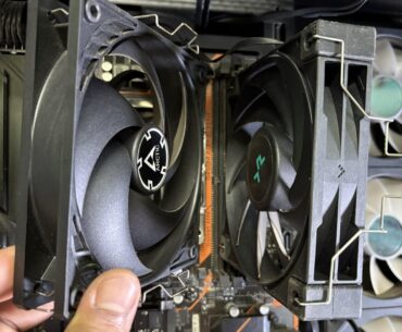 Need help with the orientation of air cooler fans. High cpu temps