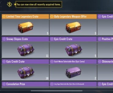 Haven’t opened a single crate since I created this account