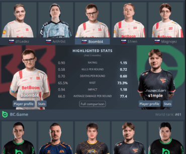 Next up for s1mple: Boomich showdown sat 5pm UTC