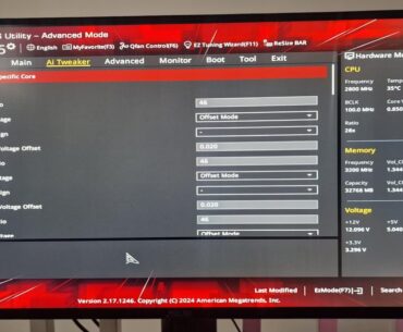 Overcloking i9X working but bios doesn't reflect changes made, only HWinfo etc