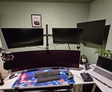 Finally all set up, it's not the prettiest but it works for me