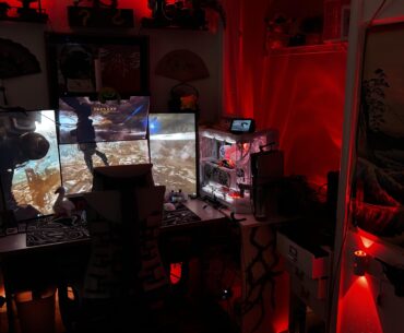 looking for ideas on revamping this place (ik, the cables are really bad)