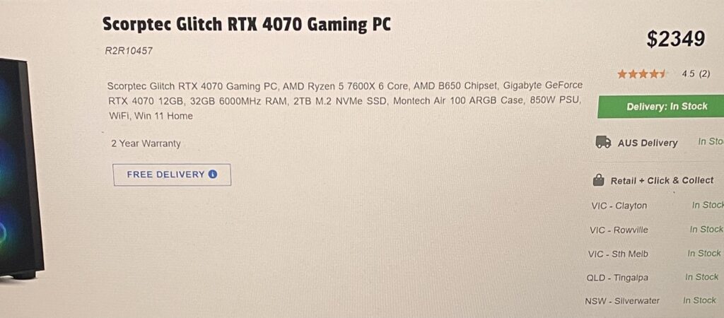 First gaming pc