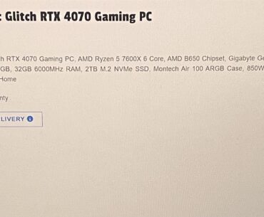 First gaming pc