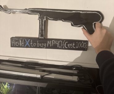 Had spare time this summer and decided to make the iconic BO1 MP40 wallbuy!