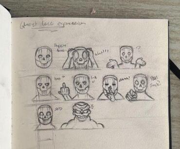 What if Ghost had a whole mood board? 😭💀 Just a fun sketch I did today – should I make more?
