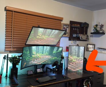 Spare monitor placement? Yay or Nay or thoughts?