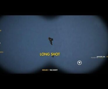 Sniper Elite 4 glitch made this guy climb forever… so I shot him at 200m.