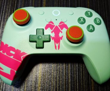 My Rebecca-inspired controller, ready to blast some gonks!