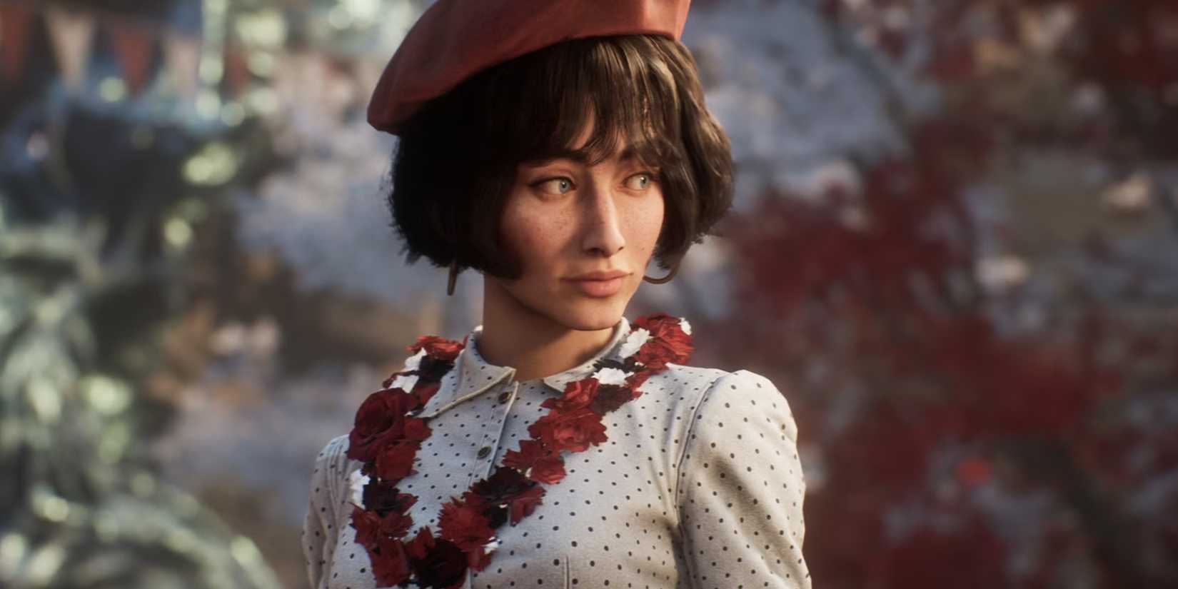 Sophie as she appears during the prologue of Clair Obscur Expedition 33