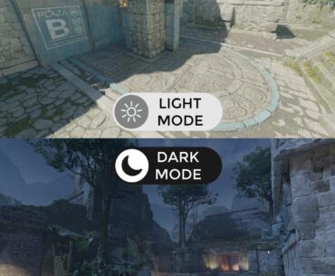 Is Valve working on adding a "dark mode" to CS2? How likely is it that they would do this for every official map?