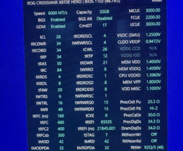 9800 x3d high Ns score with tight timings