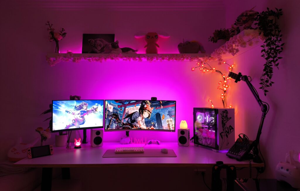 My Lil cozy desk 🩷😇