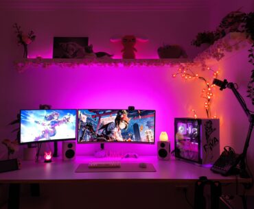 My Lil cozy desk 🩷😇
