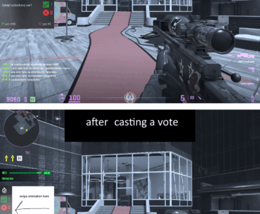 Minimize the voting window after you cast vote