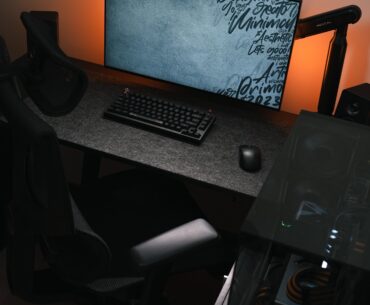 My new temporary setup🖤